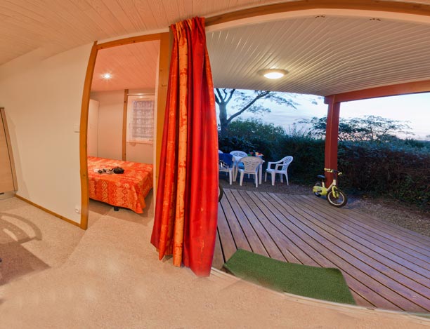 terrasse chalet bidart