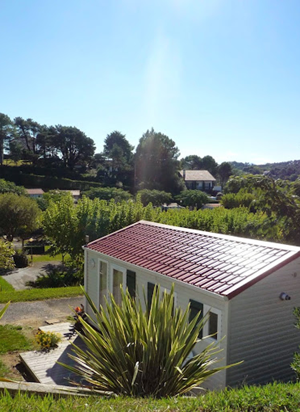 camping à bidart avec mobil-home